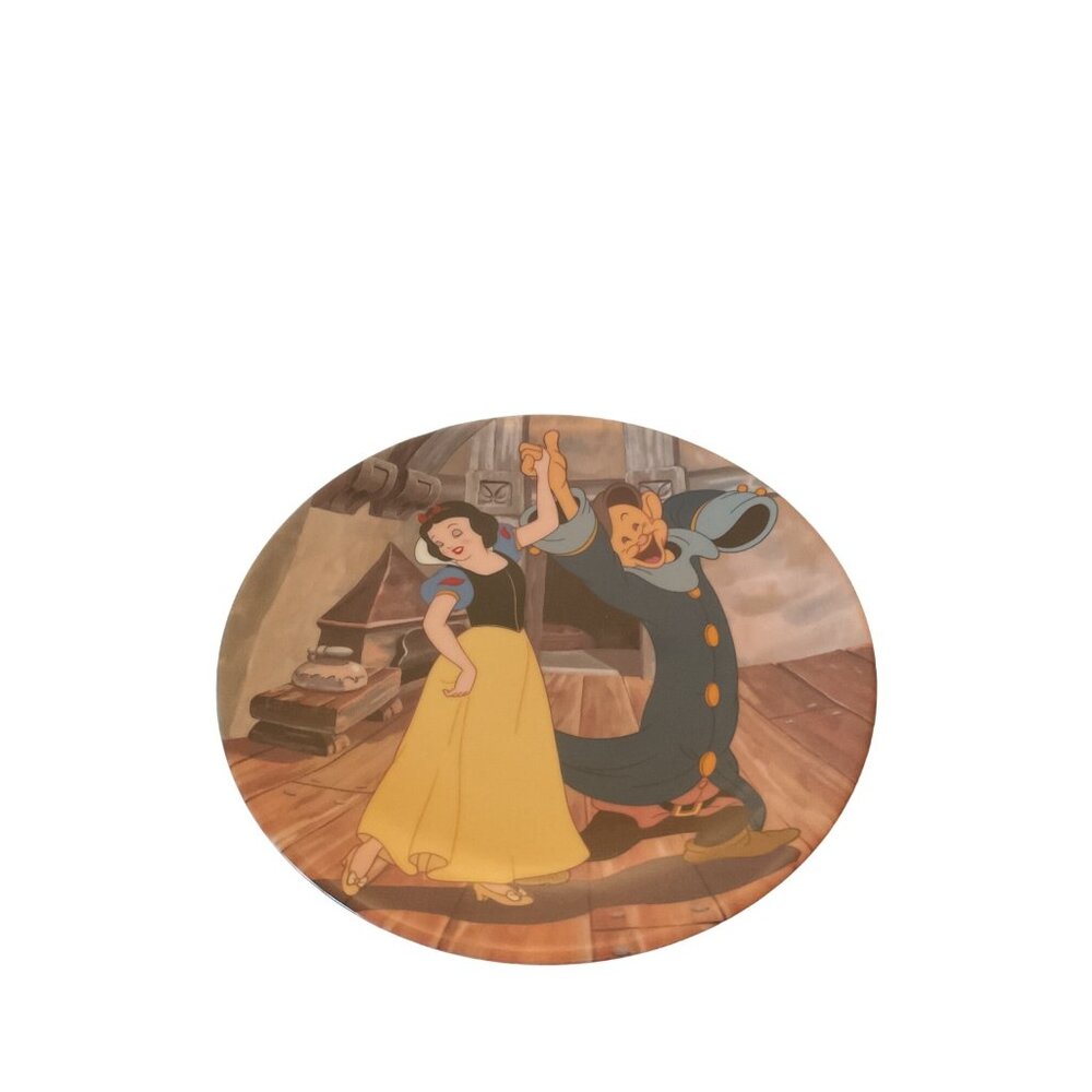 Disney Snow White & Dopey "May I Have This Dance?" Collectible Plate